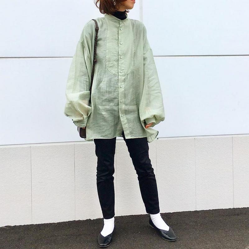 スクエアトゥフラットシューズVカットバブーシュパンプス