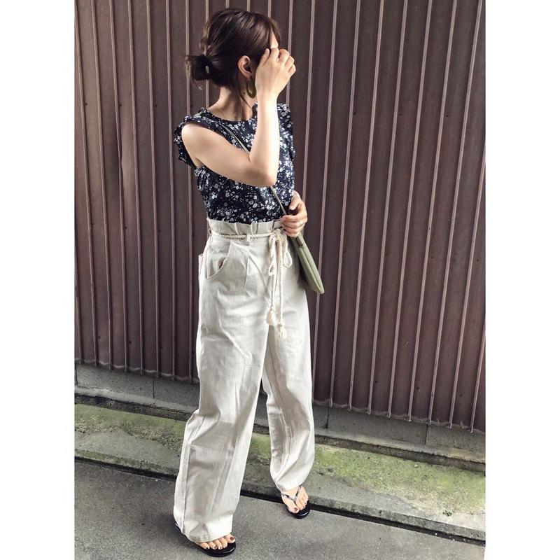 最終値下げ価格】ストレッチリネンパンツ レディース 春夏 M L
