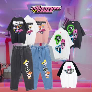 The Powerpuff Girls イージーデニムパンツ BLUE | パワーパフガールズ