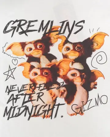 美品‼︎ 激レア‼︎ TATRAS × GREMLINS コラボ ロンt 白 GREMLINS ギズモ BomberロンT | かわいいイラストTシャツ