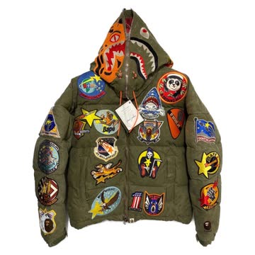 Pre-owned] A BATHING APE 21AW VERY RARE Tiger Shark Down