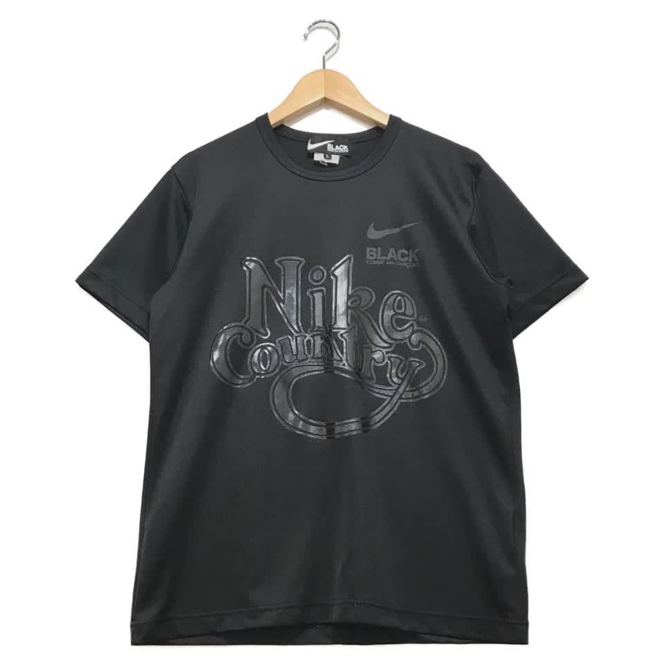 Pre-owned] BLACK COMME des GARCONS × NIKE printed T-shirt 1E