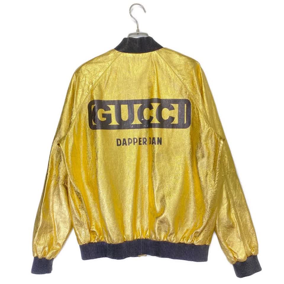 Gucci gold hotsell jacket
