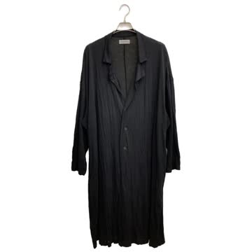 ★sale★Youji Yamamoto +NOIR Yohji Yamamoto Noir black tailored blazer with frayed silk