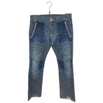 パンツ undercover design denim jeans Pre-owned] UNDERCOVER patchwork denim pants S225 – Archive