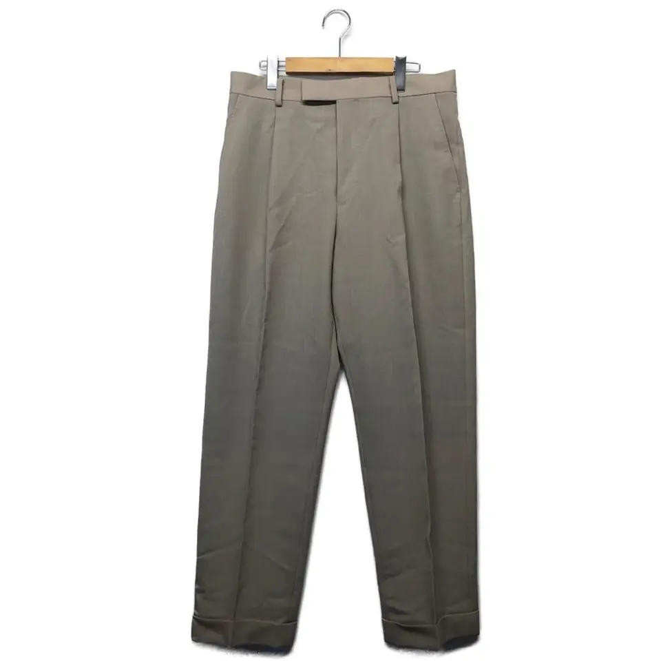 WACKO MARIA PLEATED TROUSERS（TYPE-2） TIGHT / PLEATED TROUSERS ( TYPE-2 )（SMOKY-GREEN）