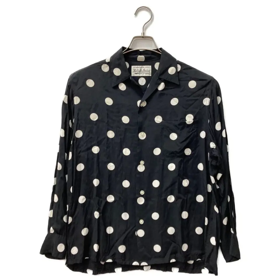 Wacko Maria Dots Hawaiian Shirts / Open Collar 셔츠 / Long