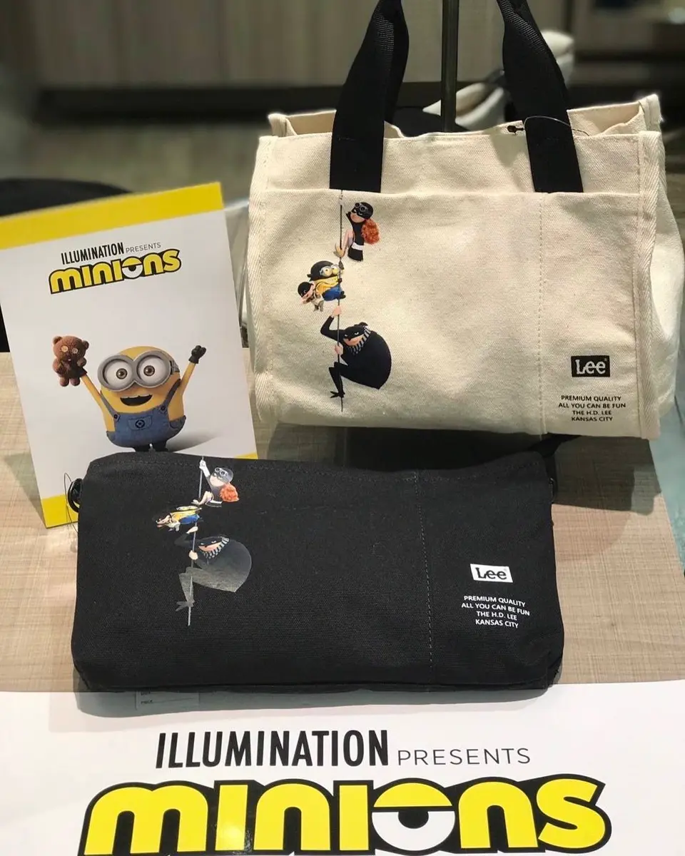 ミニオン キャンバス生地 シミあり