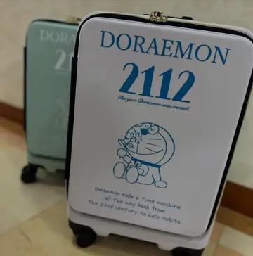レトロ◇ケース付き◇ドラえもん ポケベル用キャリングケース　ストラップ SAC'S BARJean スーツケース 「DORAEMON/ドラえもん」 トラベル