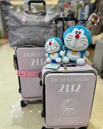 レトロ◇ケース付き◇ドラえもん ポケベル用キャリングケース　ストラップ SAC'S BARJean スーツケース 「DORAEMON/ドラえもん」 トラベル