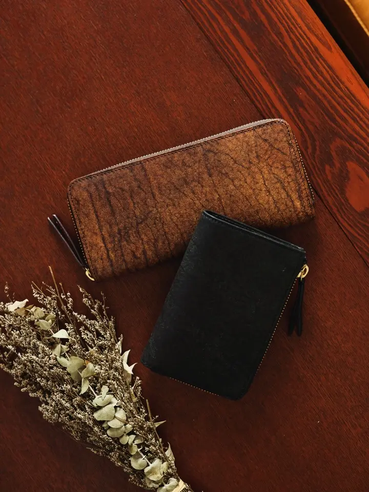 ノーティアム 長財布 ラウンドファスナー ハバナ メンズ E0725281220A