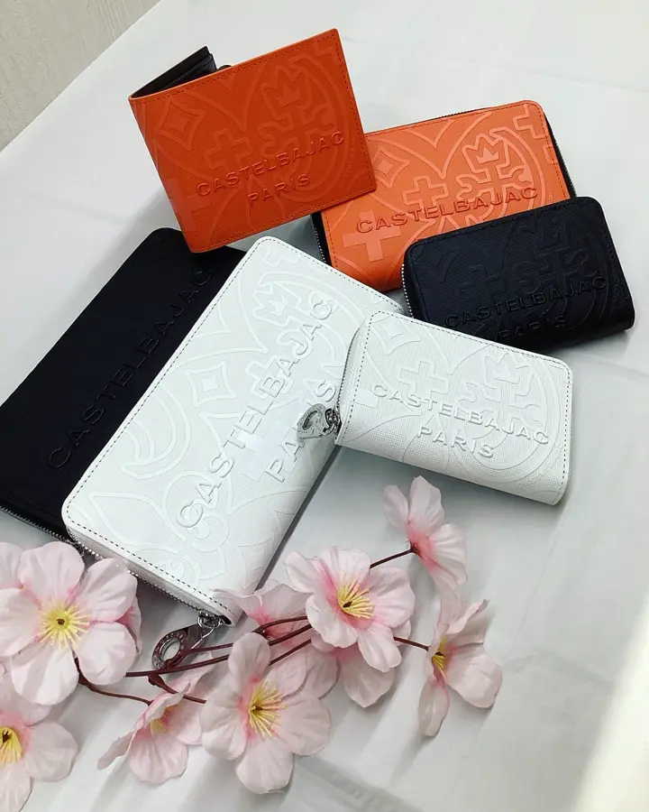 カステルバジャック 財布 ラウンドファスナー セミ長財布 ミドル