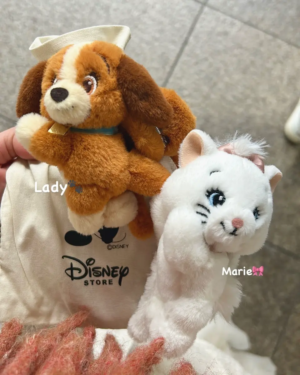 ディズニーストア　ルシファー　マリーちゃん　ヘアクリップ　だきつき　2点セット ディズニーストア ルシファー マリーちゃん ヘアクリップ だきつき 2点