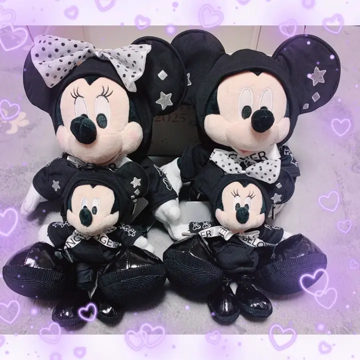 公式】ディズニーストア.jp | ミニー ぬいぐるみ Black style