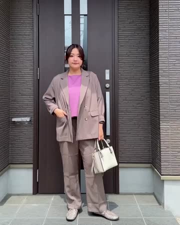 大きいサイズ Rin すっきり着られてゆったりお洒落 着心地美人な
