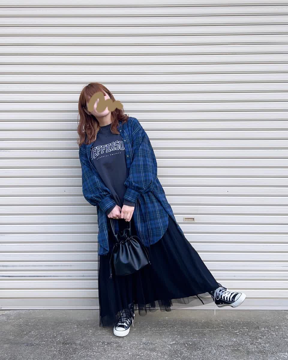 【大きいサイズ】バーバリー　シャドーチェック　ウール　プリーツ　ネイビー　46 大きいサイズ】バーバリー シャドーチェック ウール プリーツ