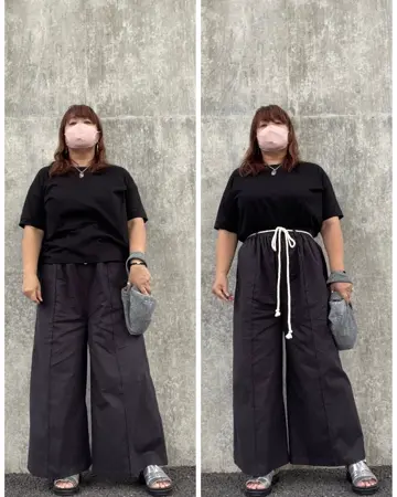 大きいサイズ 伸びる綿麻 さらっとタッチ 2丈から選べる 美脚