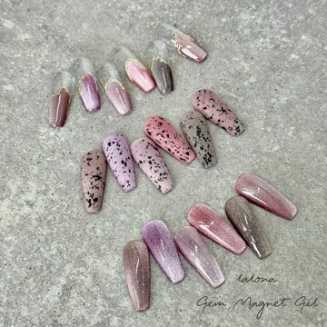ラローナ [ LALONA ] GEMマグネットジェル ( Pink&purple 6color