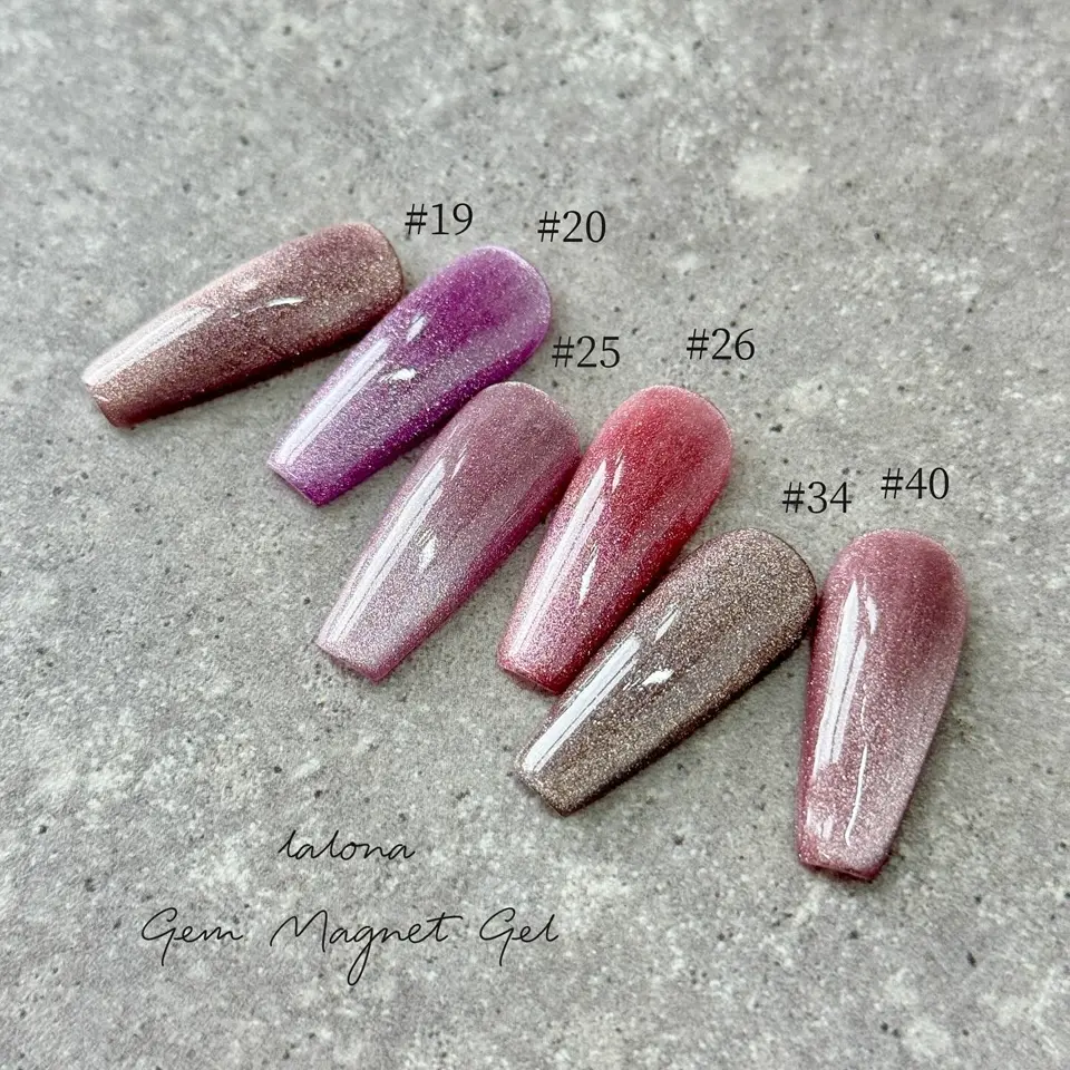ラローナ [ LALONA ] GEMマグネットジェル ( Pink&purple 6color