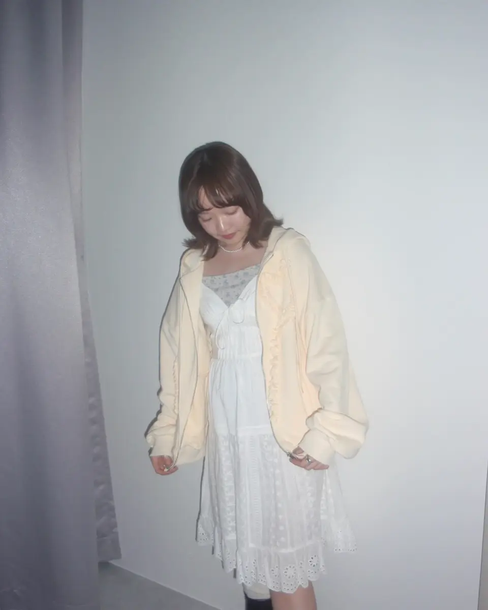 heart frill hoodie – idem