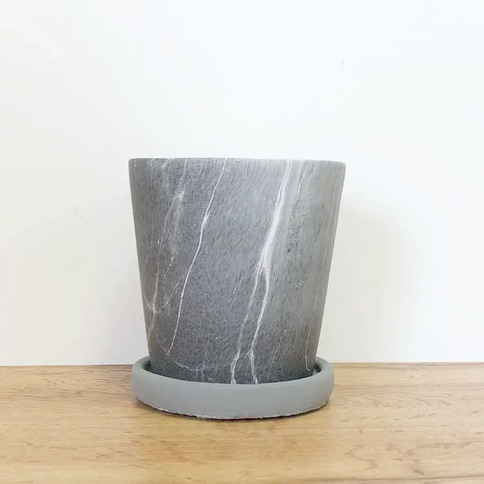 宝石のような観葉植物のお店 【Jewelry Plant】 陶器鉢 4号 デザイン