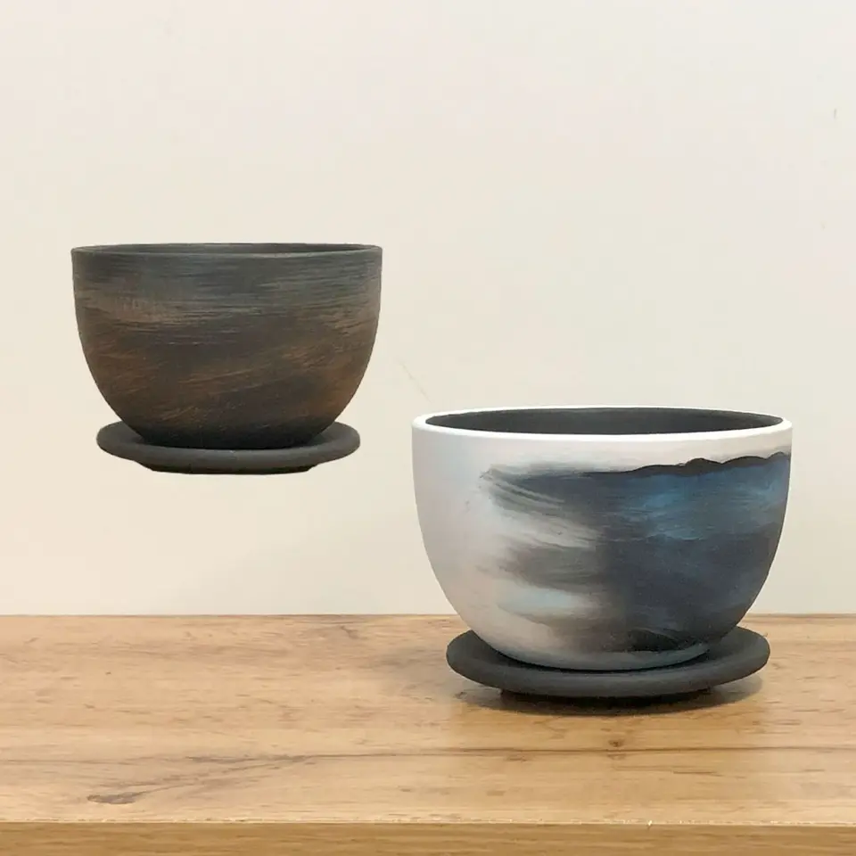 凪Hiyodori .凪青銅 5号サイズ 【セット割】 作家鉢 凪Hiyodori .凪青銅 5号サイズ 【セット割】 作家鉢 凪Hiyodori