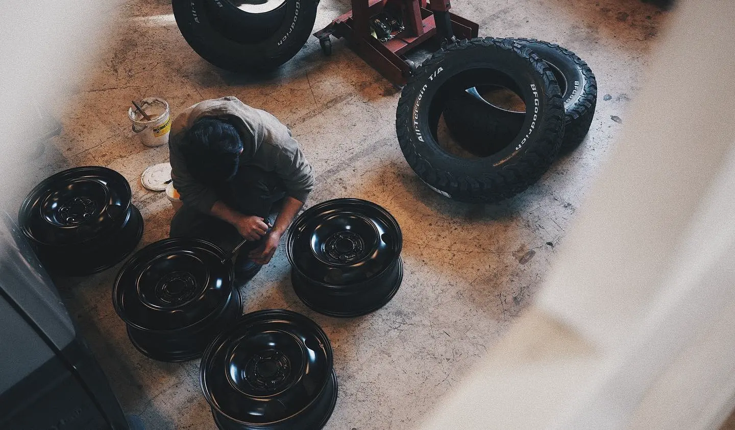 受注生産】【純正品】 スチールホイール 「4本セット/ブラック