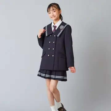 2024年品♡ショパン　セーラー襟　ジャンパースカートスーツ 150 ネイビー 2024年品♡ショパン セーラー襟 ジャンパースカートスーツ 150