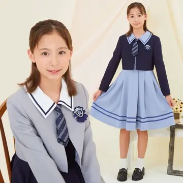 ショパン 女の子 卒業式 フォーマルスーツ セレモニーアンサンブル TIMEセール10%OFF】ネクタイ付ビッグカラーアンサンブル 150