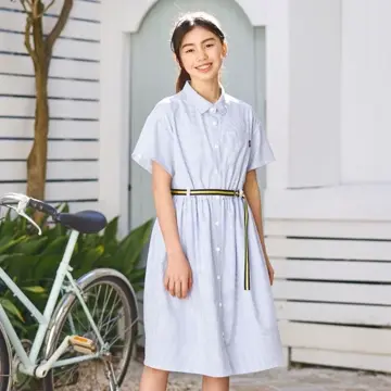 新品꧁ショパン꧂半袖 シャツ ワンピース リボン マリン ストライプ 160 公式】フォーマル子ども服ブランドCHOPIN/ショパン