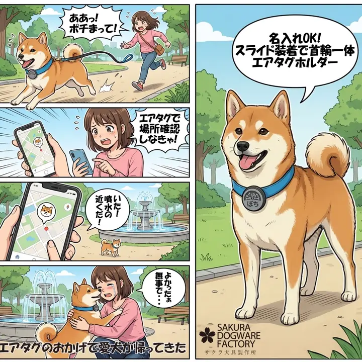 高品質な素材を使用した安心・安全な犬猫用首輪の販売 【サクラ犬具