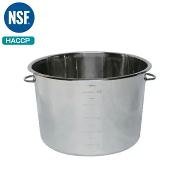 HACCP】【NSF】18-8 テーパー型食品コンテナ 容量約61L SH-6761