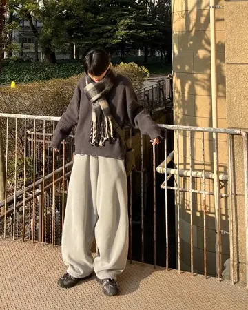 スウェットパンツ HUECLOSET (set-up) PIGMENT WIDE SWEAT PANTS (5colors) BTR497 受注制【youll】pigment sweat pants (2color) | OUR BRAND