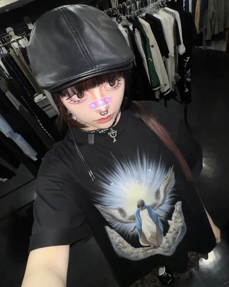 ◆SUNDAYOFFCLUB◆ APOSTLE OF GOD Shoulder Padded Heavy Terry SUNDAY OFF CLUB】'APOSTLE OF GOD' Shoulder Padded Heavy