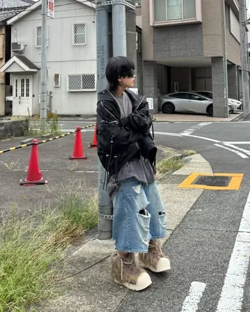 DIG YOUR OWN GRAVE】WASHING TECH MOUNTAIN PARKA (2color