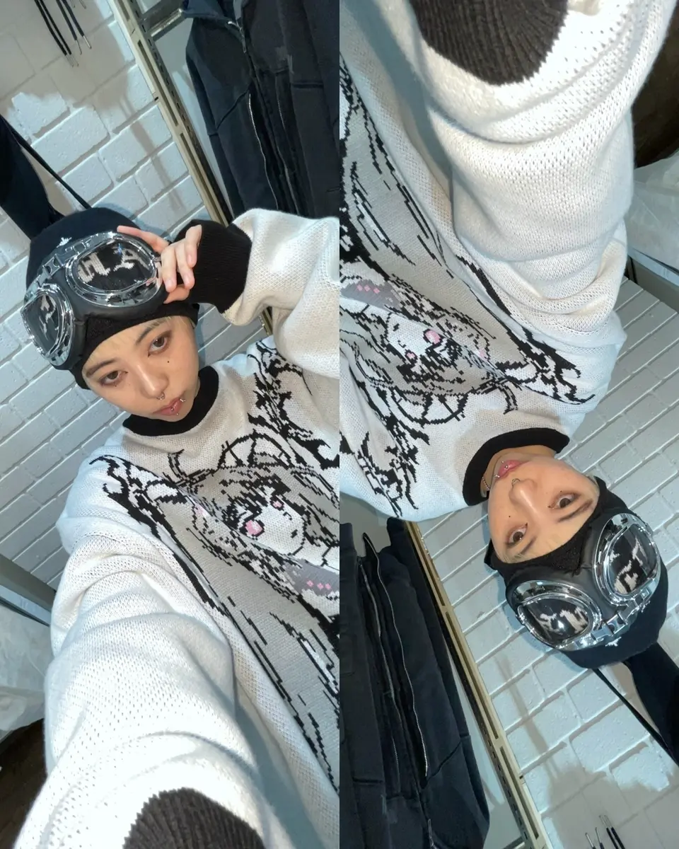 【LUV IS TRUE】VL LOGO KNIT OPS ★関税込み★人気★ LUV IS TRUE】 VL LOGO KNIT OPS ☆関税込み☆韓国人気☆