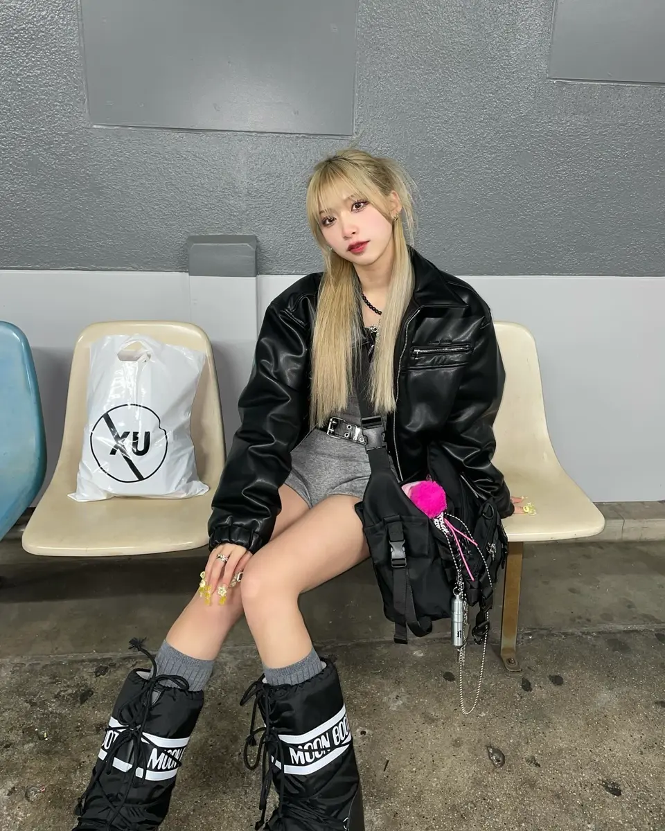 CRANK】LEATHER PUFF JUMPER / 【クランク】レザープル長袖ジャンパー