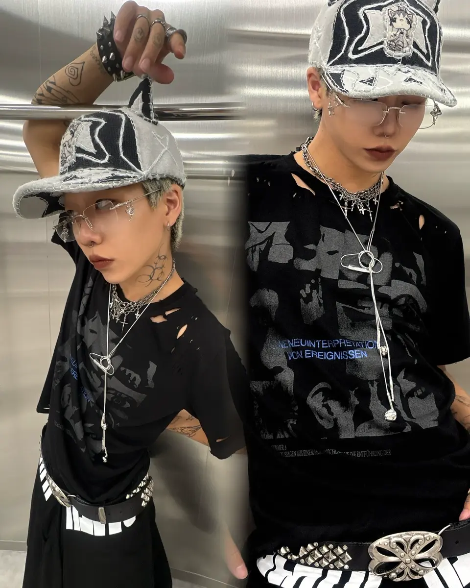 【Racer Worldwide】VIP ロゴ クリスタル チェーン ネックレス RACER WORLD WIDE】RacerPods Necklace / 【レーサーワールド
