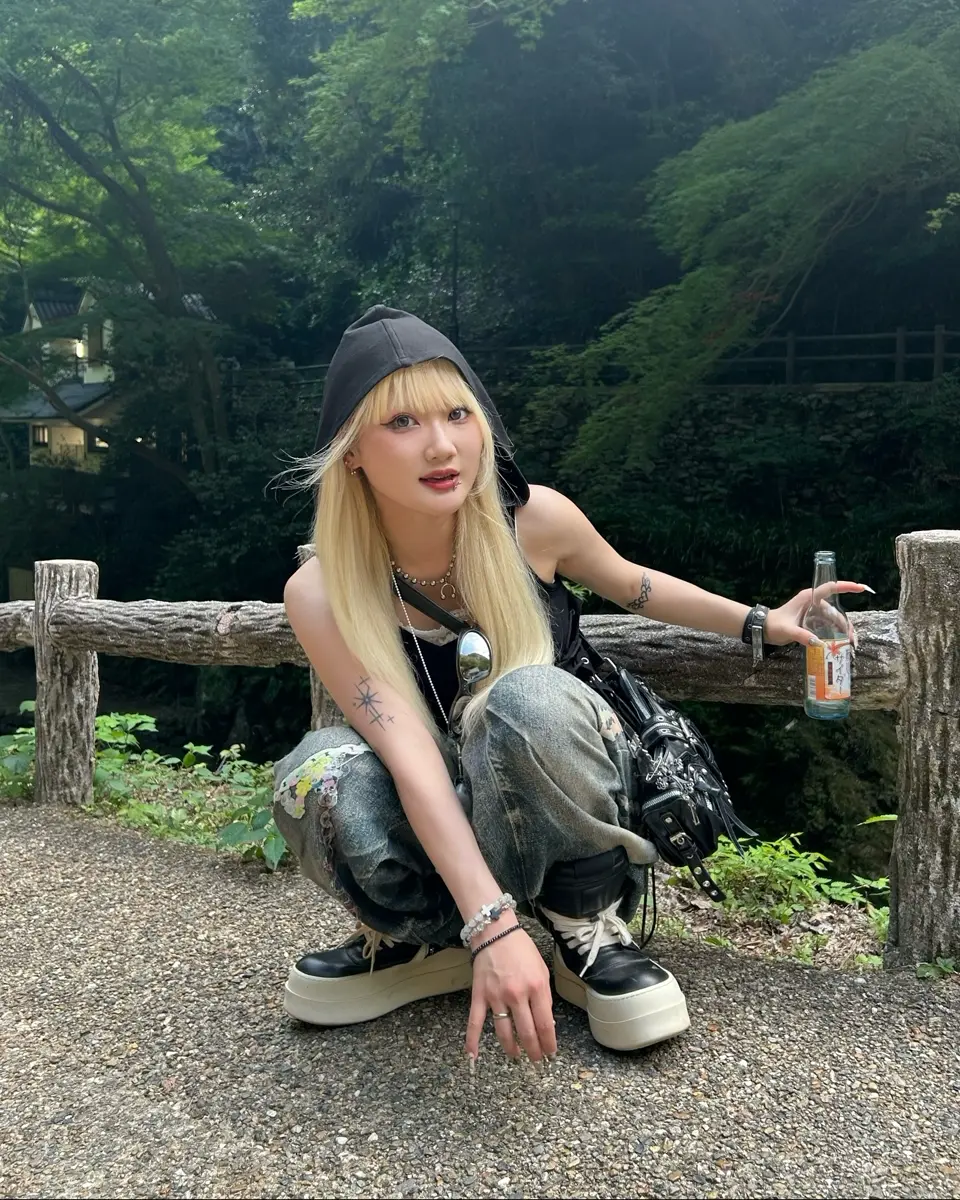 DND4DES】Y2K CARTOON PENDANTS PRINT PANTS | OUR BRAND,DND4DES