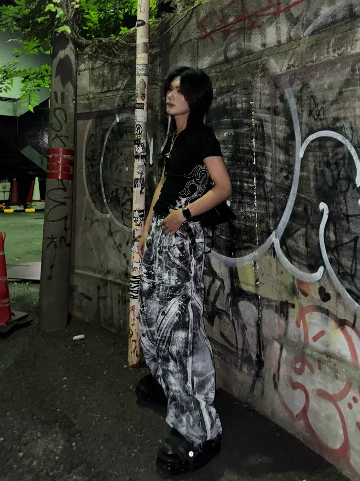 RICH】Smoke Waxed S-Wide Pants – PRESSING WEB SHOP