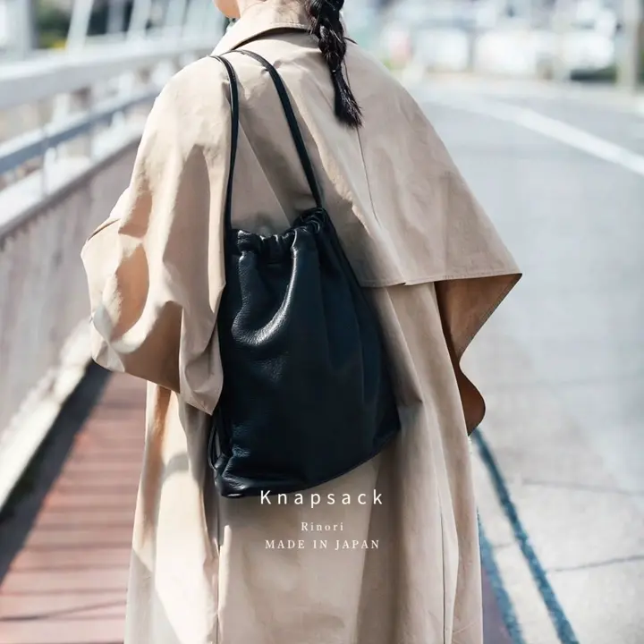 【美品】Rinori ナップサック 取っ手付き ナップサック 取っ手付き | drawstring backpack