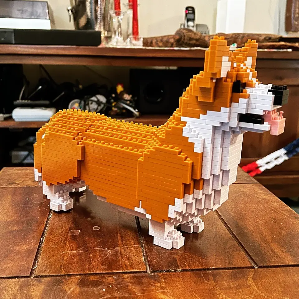 Welsh Corgi 02-M03 - Building Blocks for Kidults – France Welsh Corgi 02-M03 - Building Blocks for Kidults – France