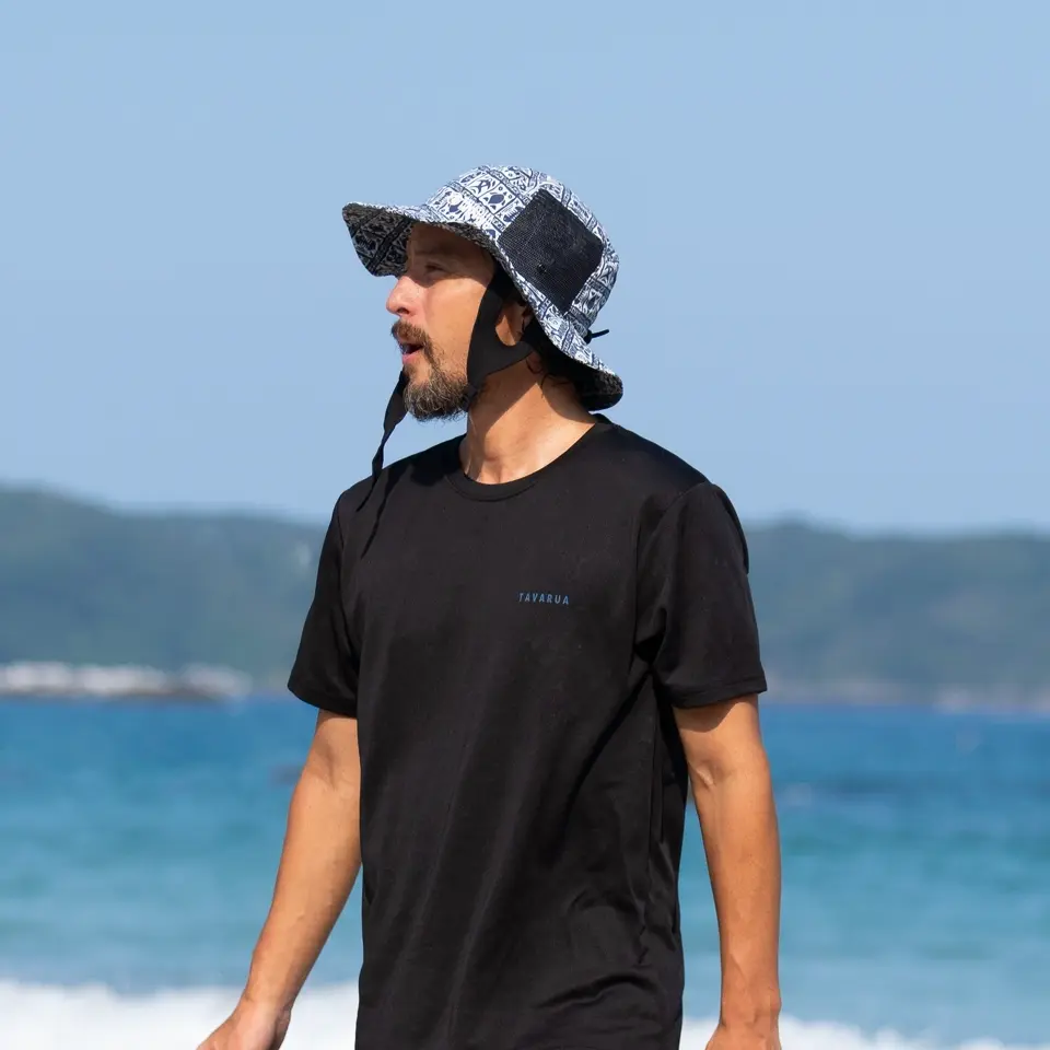 Hydrogen ウーブンハイブリッド 半袖Tシャツ/ポリエステルシャツ ハイブリッド DRY UV Tシャツ