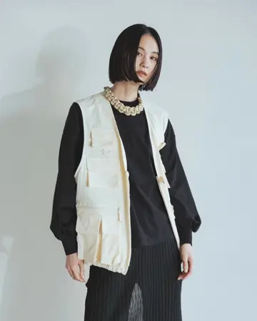 WIDE RIBBED SWEATER PANTS-ワイドリブセーターパンツ-HYKE