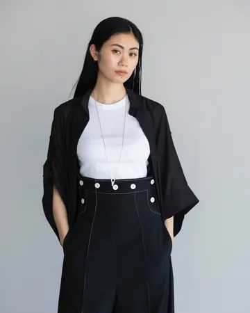 BONEE ボーニー V NECKLACE (LONG) Vネックレス V NECKLACE (LONG) – BONEE