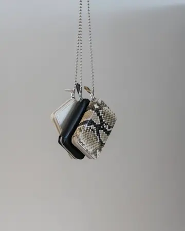 SHORT ZIP WALLET（WITH BALL CHAIN）-ショートジップウォレット