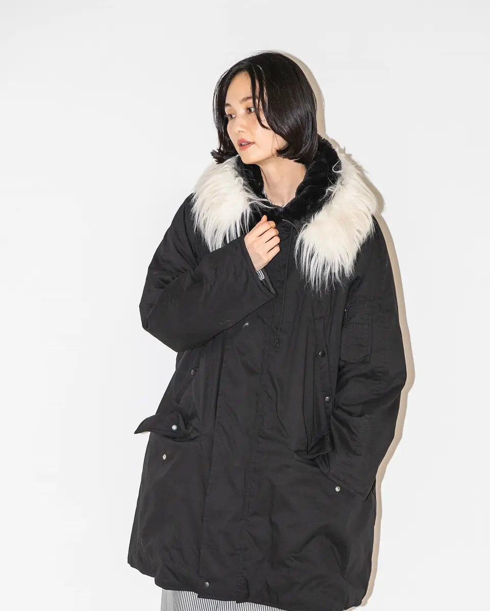 Graphpaper Solotex Twill Flight Coat 黒 2 Solotex Twill Flight Coat | Graphpaper(グラフペーパー