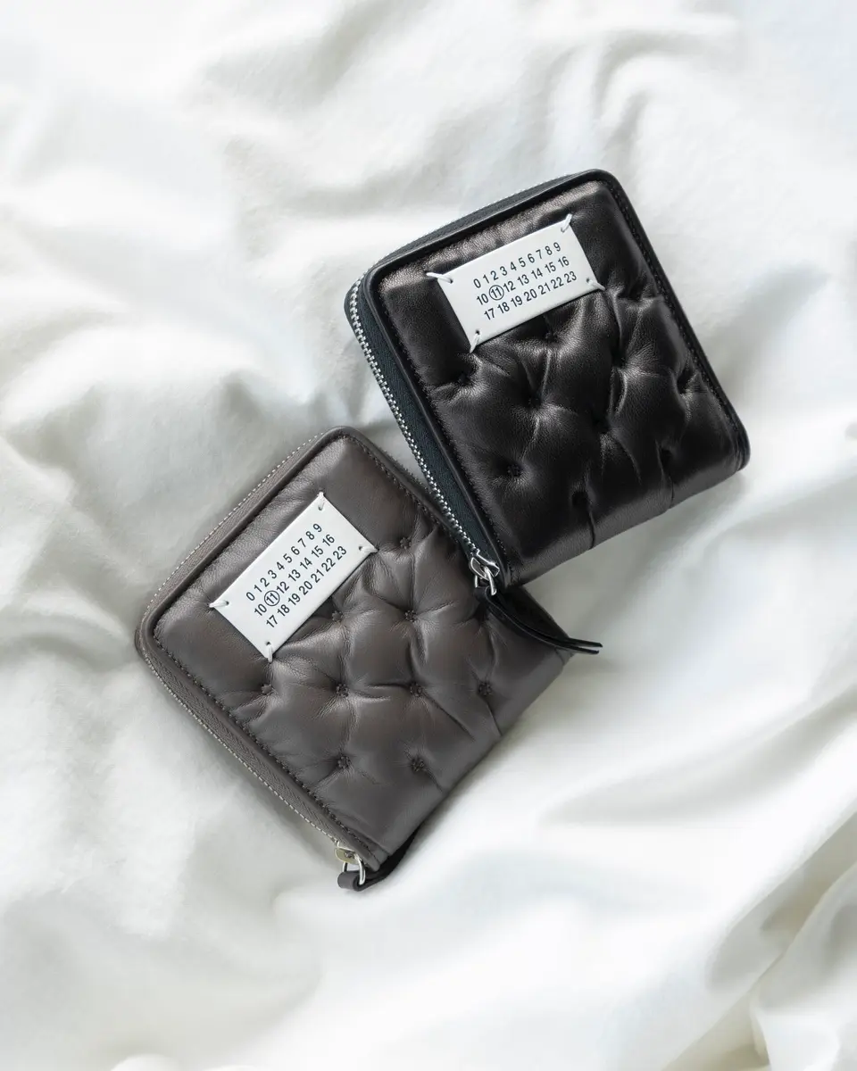 ★Maison Margiela★コインホルダー ジップアラウンドウォレット Wallet compact zip around w coin holder-ウォレットコンパクト