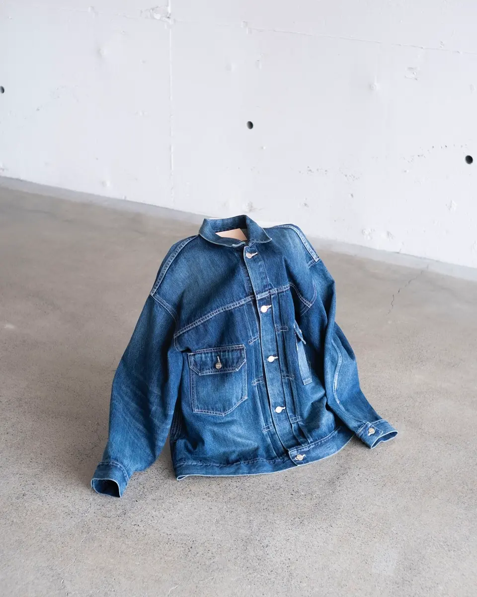 Selvage Denim Jacket-セルビッチデニムジャケット-Graphpaper
