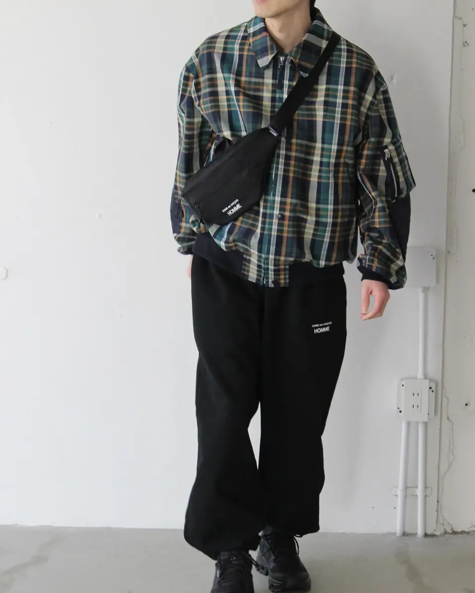 チェック ラミネート ブルゾン（ブルゾン）｜COMME des GARCONS